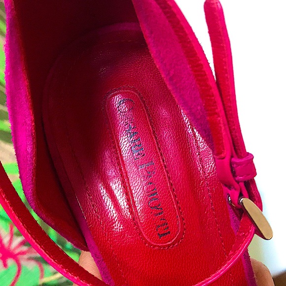 Cesare Paciotti hot pink stiletto heels SZ EU 39 - Picture 7 of 8